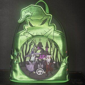 NWT Loungefly The Nightmare Before Christmas Oogie Boogie Metallic mini backpack